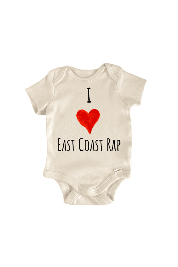 I Love East Coast Rap - Baby Bodysuit
