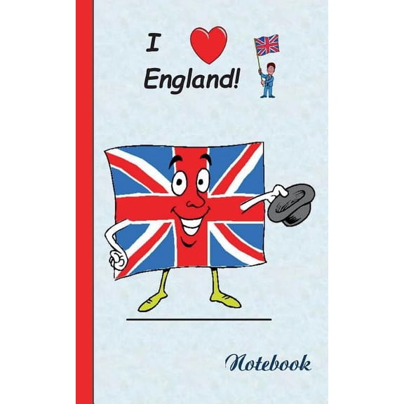 I Love England - Notebook / Notizbuch: Notebook, diary, titillation-book in pocket size / Motiv Notizbuch, Notebook, Einschreibbuch, Tagebuch, Kritzelbuch im praktischen Pocketformat (Paperback)