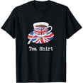 thumbnail image 1 of I Love English Tea UK Flag Fun Novelty Souvenir Memorabilia T-Shirt, 1 of 3