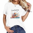 thumbnail image 1 of I Love Exploring Back to School Gifts Trendy Women's Graphic Tee - Perfect for any Occasion, 1 of 3