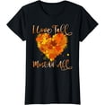 thumbnail image 1 of I Love Fall Most of All Leaf Heart Autumn Leaves T-Shirt, 1 of 3