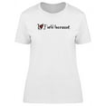 thumbnail image 1 of I Love Field Lacrosse T-Shirt Women -Image by Shutterstock, Female Medium, 1 of 2