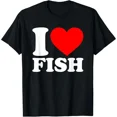 thumbnail image 1 of I Love Fish, I Heart Fish T-Shirt, 1 of 6