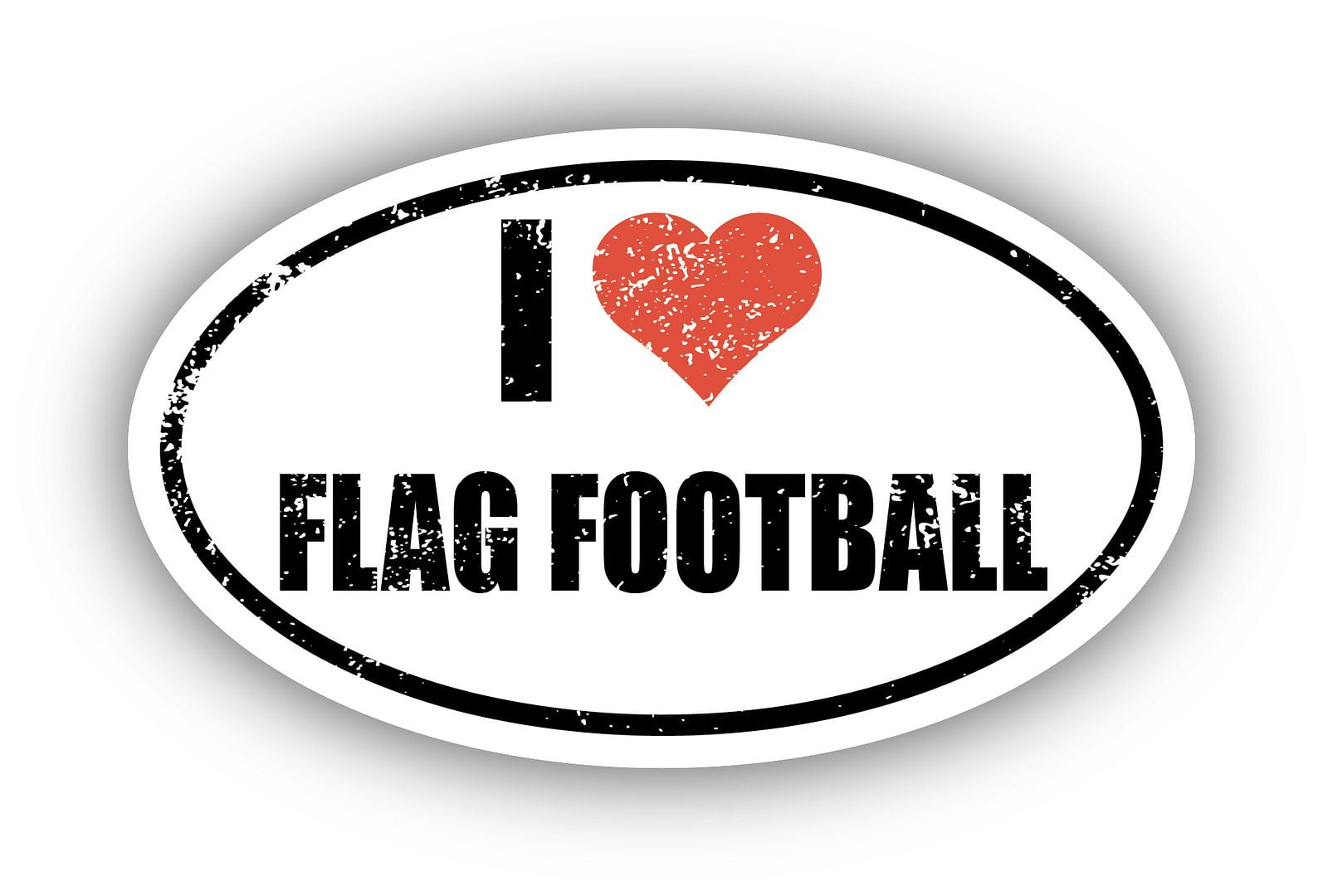 Football Love Decal