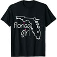 thumbnail image 1 of I Love Florida Girl Home State Gift Softstyle Unisex T-Shirt,Black Color,Size YL, 1 of 5