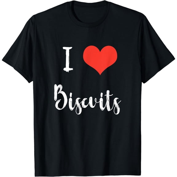 I Love Food a Foodies Brand TeesI Love Biscuits T Shirt100% pure cotton