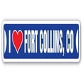 thumbnail image 1 of I Love Fort Collins, Colorado Street Sign - Co City State Us Wall Road Decor Gift, 1 of 1