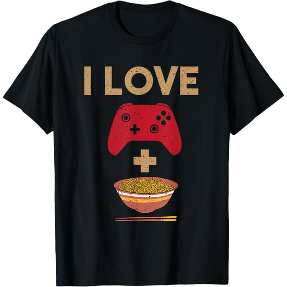 I Love Gaming And Ramen T-Shirt