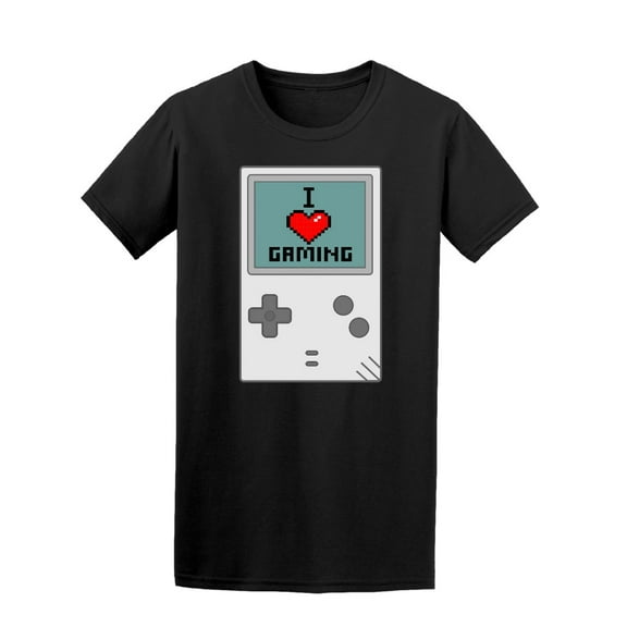 I Love Gaming Vintage Console T-Shirt Men -Image by Shutterstock, Male Large