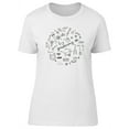 thumbnail image 1 of I Love Gardening Cute Doodles T-Shirt Women -Image by Shutterstock, Female XX-Large, 1 of 2