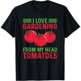 thumbnail image 1 of I Love Gardening From My Head To Tomatoes Funny Plant Garden T-ShirtPure cotton short-sleeved shirts for both men and women, 1 of 6