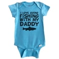 thumbnail image 1 of I Love Going Fishing With My Daddy Baby Bodysuit (Blue), 1 of 2