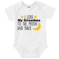 thumbnail image 1 of I Love Grandma To The Moon And Back Romper Boys or Girls Infant Baby Brisco Brands 24M, 1 of 7