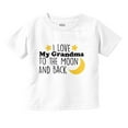 thumbnail image 1 of I Love Grandma To The Moon And Back Toddler Boy Girl T Shirt Infant Toddler Brisco Brands 12M, 1 of 6