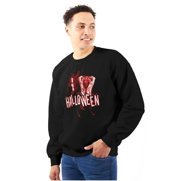 I Love Halloween Spooky Macabre Sweatshirt for Men or Women Brisco Brands S