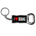 thumbnail image 1 of I Love Heart Brains Keychain Key Chain Ring Bottle Bottlecap Opener, 1 of 1