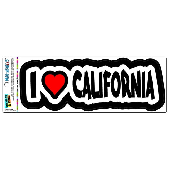 I Love Heart California MAG-NEATO'S(TM) Car/Refrigerator Magnet