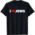 thumbnail image 1 of I Love (Heart) Jews T-Shirt, 1 of 3
