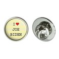 thumbnail image 1 of I Love Heart Joe Biden Presidential Election Round Metal Lapel Hat Pin Tie Tack Pinback, 1 of 1