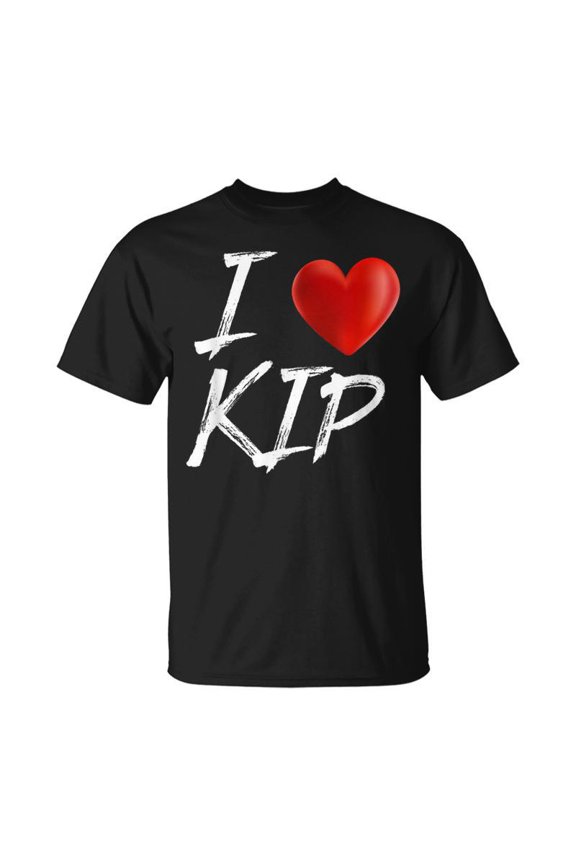 I Love Heart Kip Family Name T TShirt