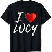 I Love Heart LUCY Family Name T Shirt