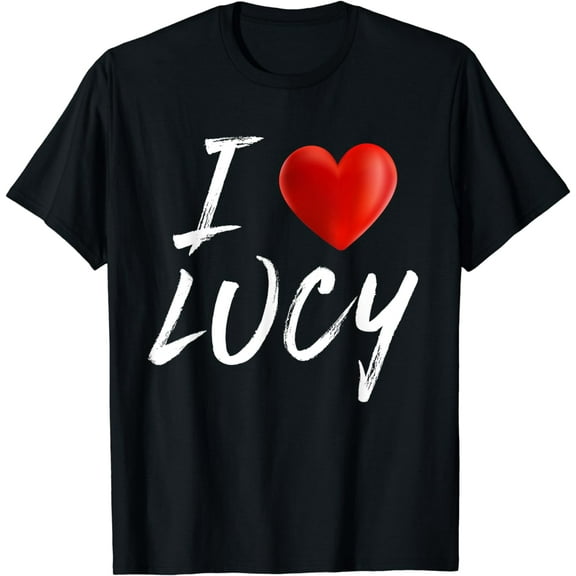 I Love Heart LUCY Family Name T Shirt