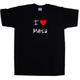thumbnail image 1 of I Love Heart Mesa T-Shirt Gift, 1 of 2