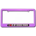 thumbnail image 1 of I Love Heart My Cocker Spaniel License Plate Tag Frame, Multiple Colors, 1 of 1