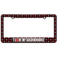 thumbnail image 1 of I Love Heart My Goldendoodle License Plate Tag Frame, Multiple Colors, 1 of 1