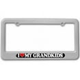 thumbnail image 1 of I Love Heart My Grandkids License Plate Tag Frame, Multiple Colors, 1 of 1