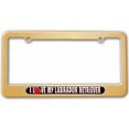 thumbnail image 1 of I Love Heart My Labrador Retriever License Plate Tag Frame, Multiple Colors, 1 of 1