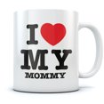 thumbnail image 1 of I Love Heart My Mommy Coffee Mug Gift for Mom Tea Cup Mother Coffee Mug 15 Oz. White, 1 of 7