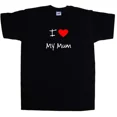 thumbnail image 1 of I Love Heart My Mum T-Shirt Gift, 1 of 2