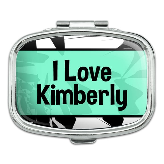I Love Heart Name - Kimberly - Rectangle Pill Box