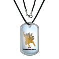 thumbnail image 1 of I Love Heart Stegosauruses - Stegosaurus Dinosaur Spike Tail - Blue Background Dog Tag, 1 of 1
