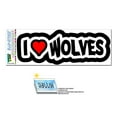 thumbnail image 1 of I Love Heart Wolves - Wolf SLAP-STICKZ(TM) Premium Sticker, 1 of 1