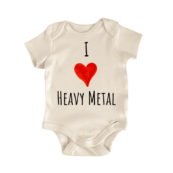 I Love Heavy Metal - Baby Bodysuit