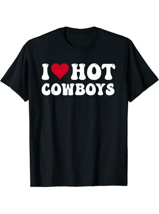 I Love Cowboys, I Heart Cowboys Shirt Essential T-Shirt for Sale