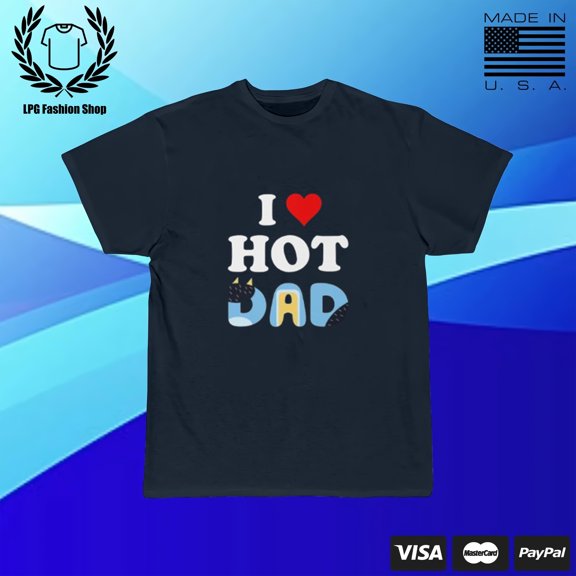 I Love Hot Dads - Heart Essential T-Shirt