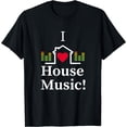 thumbnail image 1 of I Love House Music! Audio Wave T-Shirt, 1 of 3