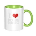 I Love House Music Coffee Tea Ceramic Mug Office Work Cup Gift