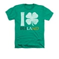 thumbnail image 1 of I Love Ireland Adult Heather T-Shirt Tee, 1 of 1