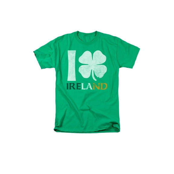 I Love Ireland Funny Adult T-Shirt Tee