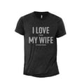 thumbnail image 1 of I Love It When My Wife Lets Me Go Cycling Men's Modern Fit Fun Casual T-Shirt Printed Graphic Tee Charcoal Grey Small, 1 of 3