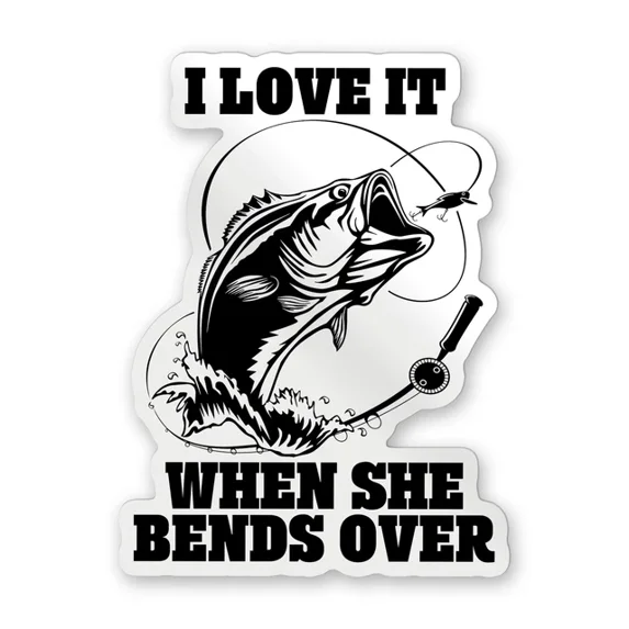 I Love It When She Bends Over Sticker Phone Decal Water Bottle Stickers ...