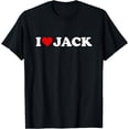 thumbnail image 1 of I Love Jack - Heart T-Shirt, 1 of 3