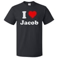thumbnail image 1 of I Love Jacob T shirt I Heart Jacob Tee Gift, 1 of 2