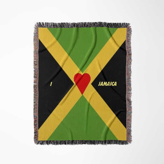 I Love Jamaica, Woven Blanket