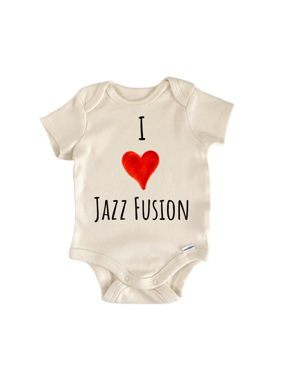 I Love Jazz Fusion - Baby Bodysuit