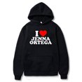 thumbnail image 1 of I Love Jenna Ortega Hoodies New Logo Pullovers Cosplay Women Men Fashion Streetwear Sweatshirts, 1 of 7